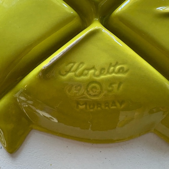 Vintage  Florett 1951 Murray pig shaped divided pottery - Picture 2 of 4